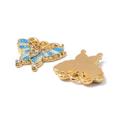 Нержавеющая сталь 304 с эмалированными подвесками из хрустальных страз STAS-G358-06G-01-1