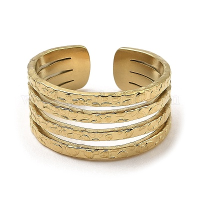 Кольца-манжеты из нержавеющей стали 304 RJEW-Z018-33G-1