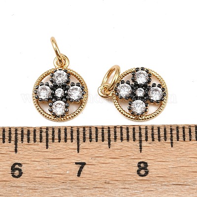 Латунь подвески циркония кубической KK-L251-46GB-A03-1