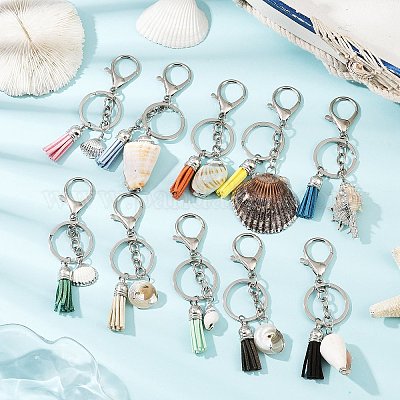 Брелки из ракушек KEYC-JKC01273-1