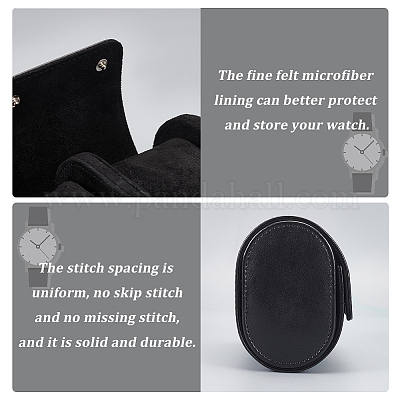 Коробки для упаковки парных часов из искусственной кожи CON-WH0086-112-1