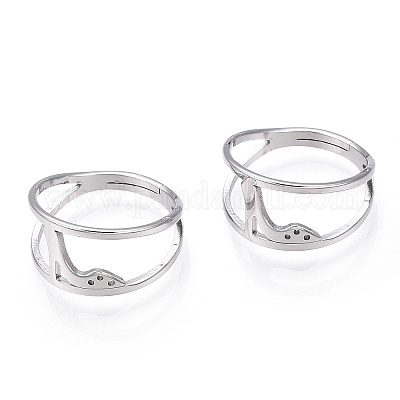 Туфли на высоком каблуке из нержавеющей стали 304 RJEW-T027-07P-1