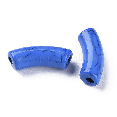 Непрозрачные акриловые бусины с краклеем X1-MACR-S372-001N-013-1