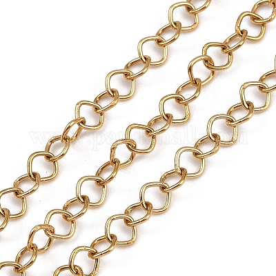 Цепи из нержавеющей стали 304 с самородками CHS-A019-01G-1