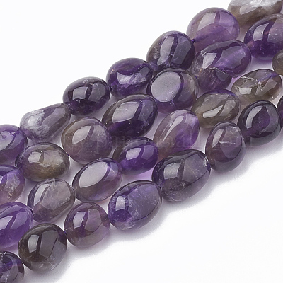 Природный аметист нитей бисера&nbsp;G-S264-09-1