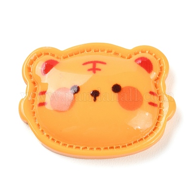 Кабошоны из непрозрачной смолы на тему животных RESI-E046-01B-1