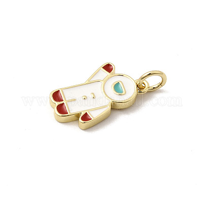 Латунь эмаль подвески KK-K302-21A-G-1