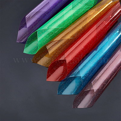 6 лист 6-х цветных виниловых листов из кожи DIY-AR0002-21-1