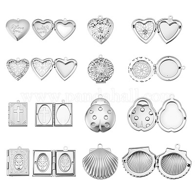 8 шт. 8 стиля подвески-медальоны из нержавеющей стали 316 и 304 STAS-NB0002-02-1