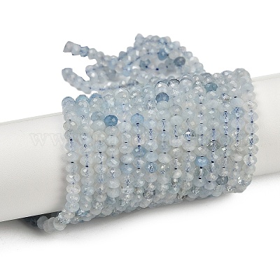 Природные Аквамарин бисер нитей&nbsp;G-L587-B02-01-A-1
