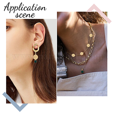 12 шт. 12 стиля ионного покрытия (IP) 304 нержавеющая сталь соединительные подвески STAS-CA0002-14-1