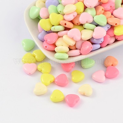 Perles acryliques opaques&nbsp;X-SACR-R841-M-1
