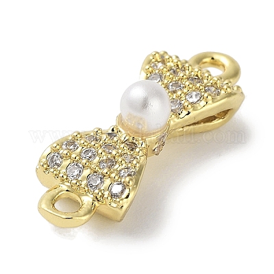 Покрытие стойки латунь микро паве прозрачные звенья кубического циркония KK-R163-06G-1