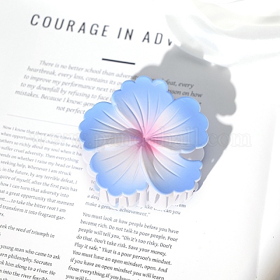 Цветочные пластиковые заколки для волос с когтями PW-WG5B616-05-1