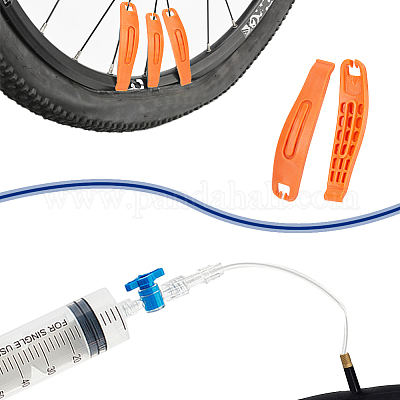 Olycraft 20 pièces kit de seringue de cyclisme injecteur de mastic ensemble  de seringues injecteur de