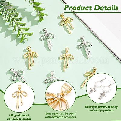 Латунные микропаве прозрачные подвески с фианитом FIND-BC0013-57A-1