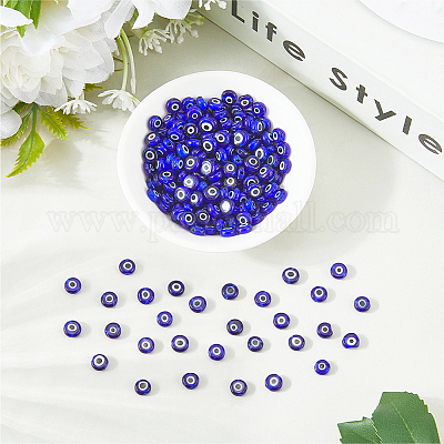 Ручной сглаза бусины бисер нитей&nbsp;LAMP-PA0001-50B-1