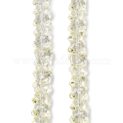 Стеклянные бусины с гальваническим покрытием  EGLA-P063-PL02-1