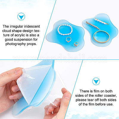 Акриловые подставки&nbsp;AJEW-WH0270-325B-1