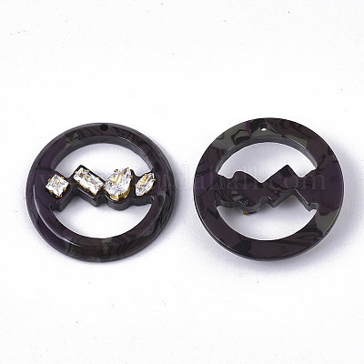 Подвески из ацетата целлюлозы (смолы) KY-S163-101B-02-1