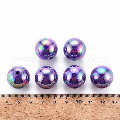 Непрозрачные акриловые бусины MACR-S370-D20mm-31-1