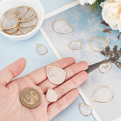 24 шт. 2 стиля подвески в виде ракушек FIND-GA0004-51-1