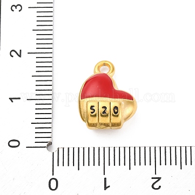 Подвески из нержавеющей стали 304 с эмалью STAS-B085-25G-1