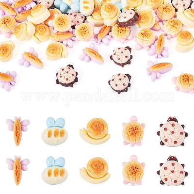 Кабошоны из непрозрачной смолы CRES-TA0001-48-1