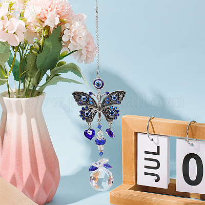 Стеклянная сфера призма ловцы солнца HJEW-WH0043-13-1