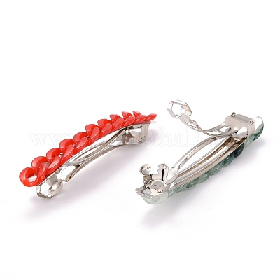 Заколки для волос из непрозрачного акрила PHAR-JH00076-1