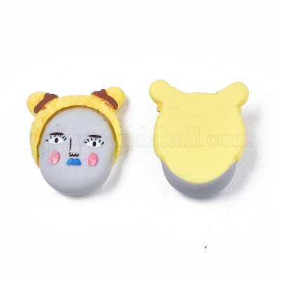 Непрозрачные кабошоны из смолы CRES-N024-56-1