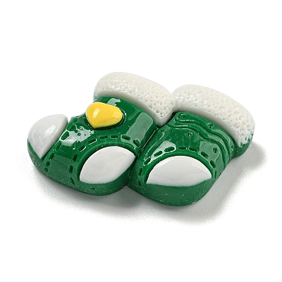 Рождественские кабошоны из непрозрачной смолы для декодирования RESI-U006-02I-1