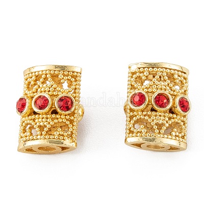 Латунные микро проложить кубического циркония бусы ZIRC-P088-09G-1