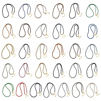 Изготовление ожерелья из плетеного нейлонового шнура толщиной 2.5 мм FIND-G095-01G-1