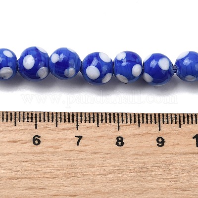 Бусины лэмпворк  LAMP-D002-8mm-01H-1