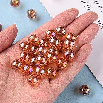 Прозрачные акриловые бусины MACR-S370-B12mm-761-1