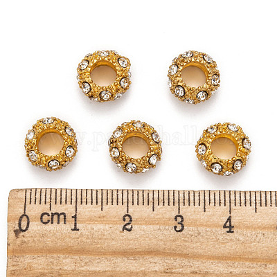 Legierung Rhinestone European Beads&nbsp;X-CPDL-H997-3-1
