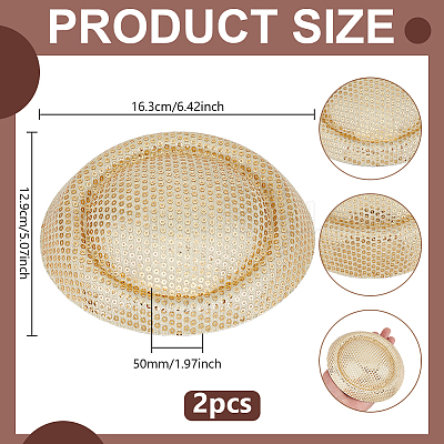 Французский берет из полиэстера для женщин AJEW-WH0248-760A-1