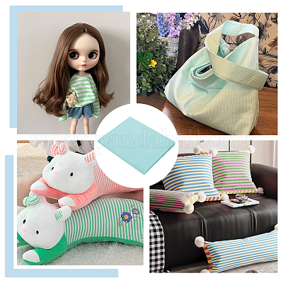 Полосатые хлопчатобумажные ткани&nbsp;DIY-FG0008-69F-1