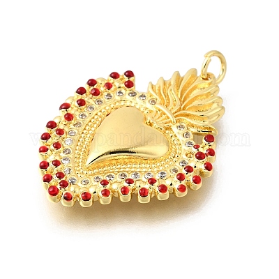 Латунные микро проложить кубического циркония подвески KK-U072-28G-1