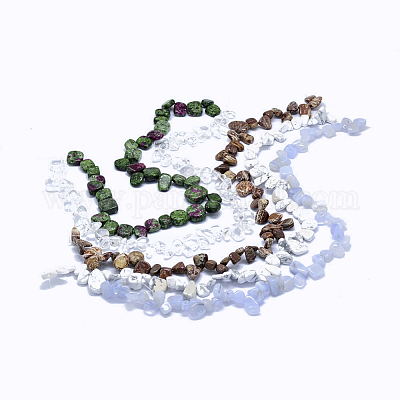 Природных драгоценных камней смешанного бисер нитей G-K266-01-1