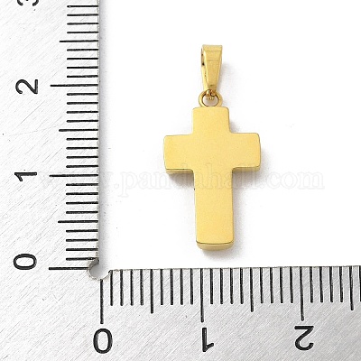 Ионное покрытие (ip) 304 нержавеющая сталь микропаве кубический цирконий подвески STAS-Z107-08G-16-1