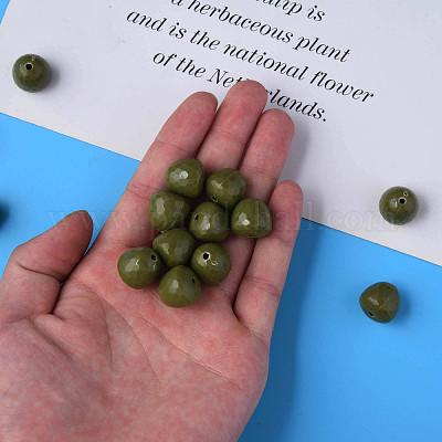 Непрозрачные акриловые бусины&nbsp;MACR-S373-10A-A11-1