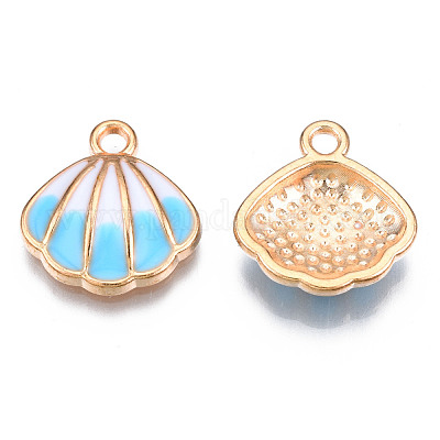 Подвески из эмали и сплава ENAM-Q446-001A-RS-1