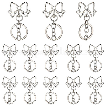 18 шт. застежки для брелка из сплава KEYC-SC0001-74B-P-1