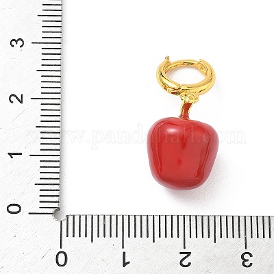 Подвесные украшения из эмали из нержавеющей стали 304 STAS-A131-04G-1