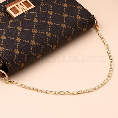 Gold Bag Chain Strap, LV Handle Replacement Handbag Straps, Stainless Steel  Curb Chain