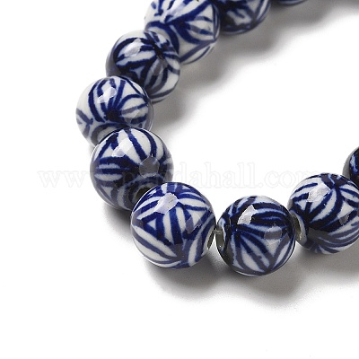 Фарфоровые бусины ручной работы PORC-C003-01-1