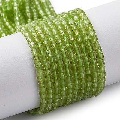 Подставки из натуральных бусин перидота G-H042-B31-01-1