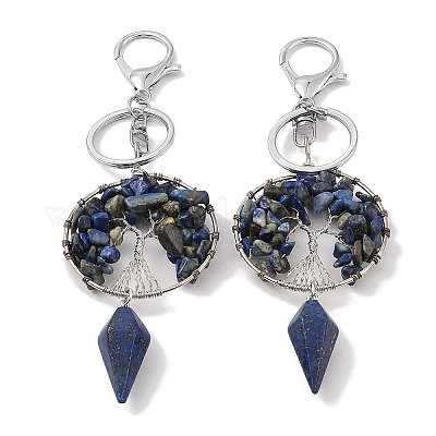 Брелок из лазурита KEYC-K022-01P-16-1